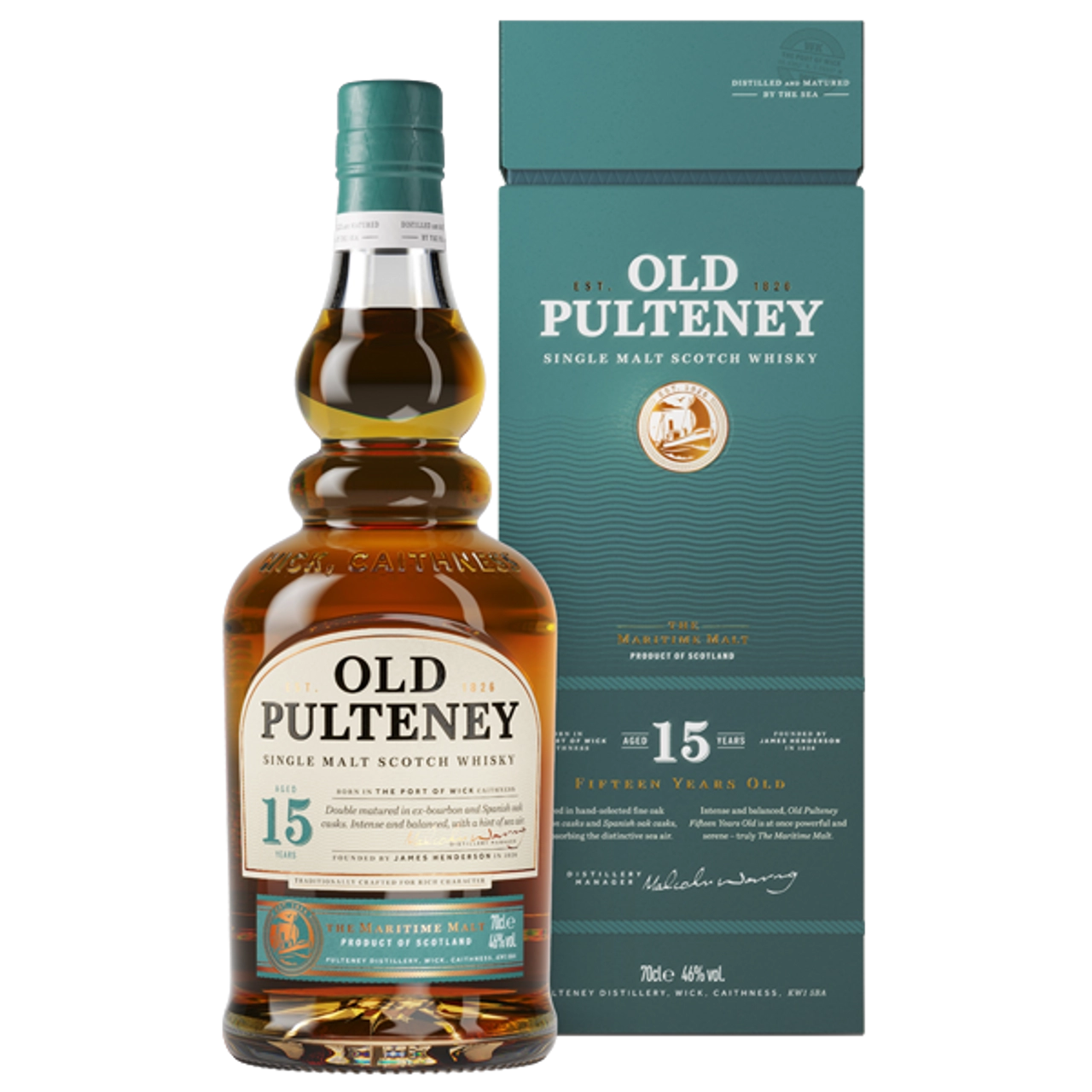 Rượu Whisky Old Pulteney 15 Year Old